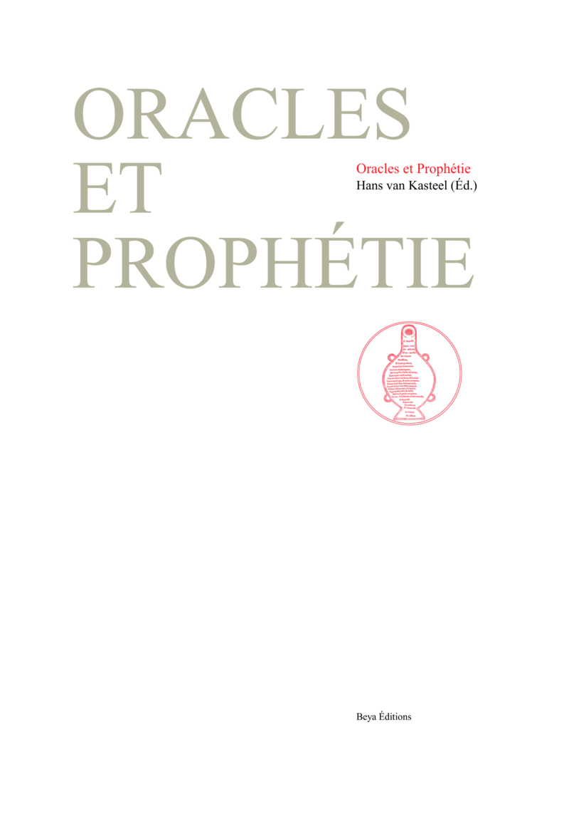 Oracles et Prophétie